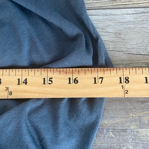 Helmut Lang Romper Size L Gray Short Hippie Beach Summer Faux Wrap Side Pockets - Picture 5 of 9